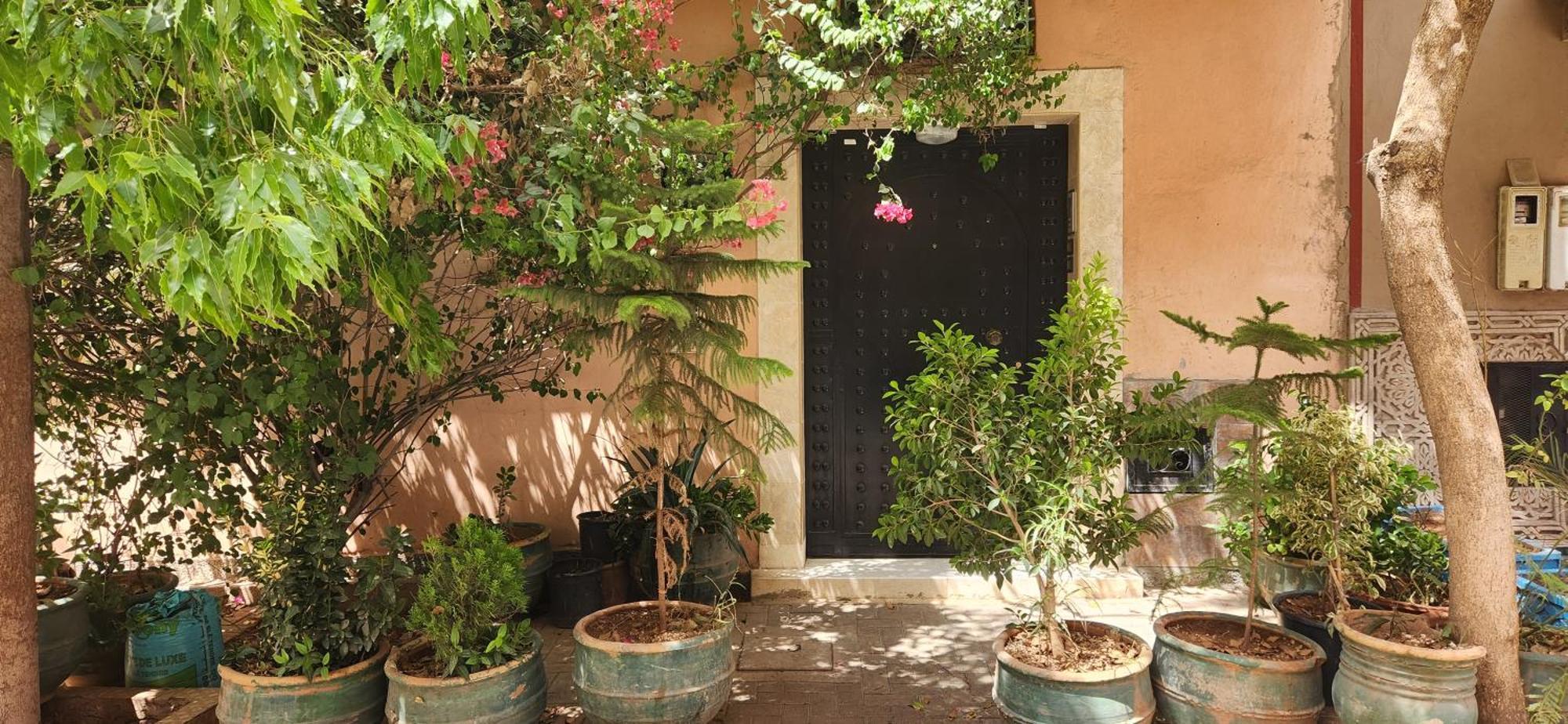 Appartement Riad 5Min A Pied De L'Aeroport Marrakesh Exterior foto