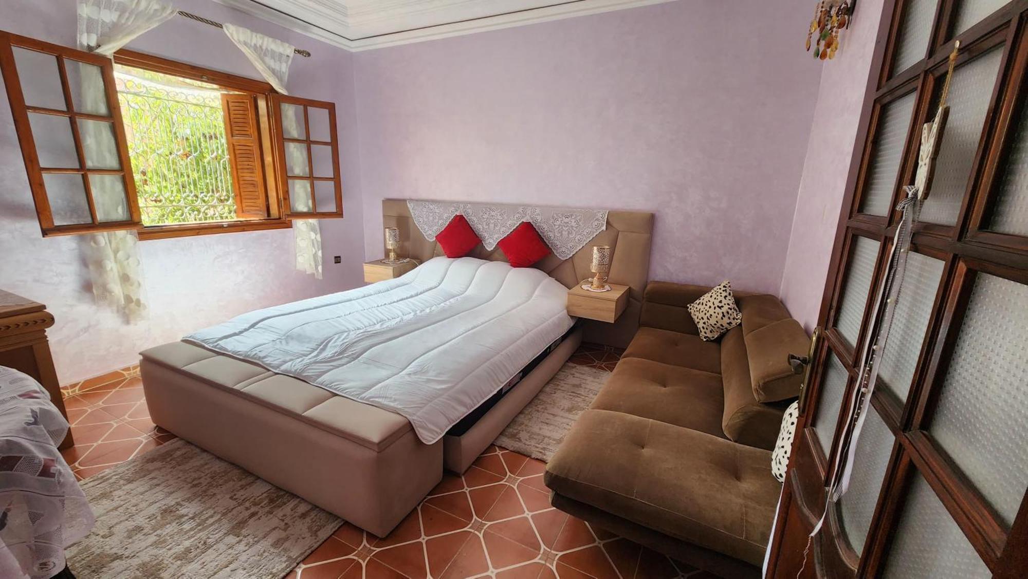 Appartement Riad 5Min A Pied De L'Aeroport Marrakesh Exterior foto